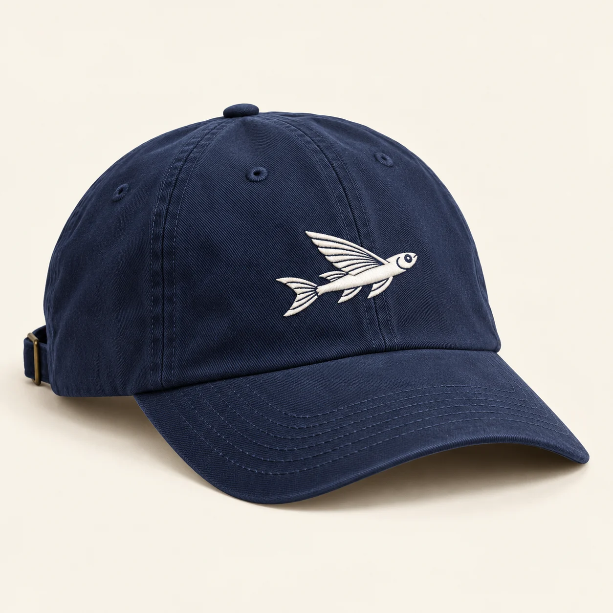 The House Cap — Signature cap, Navy / ivory