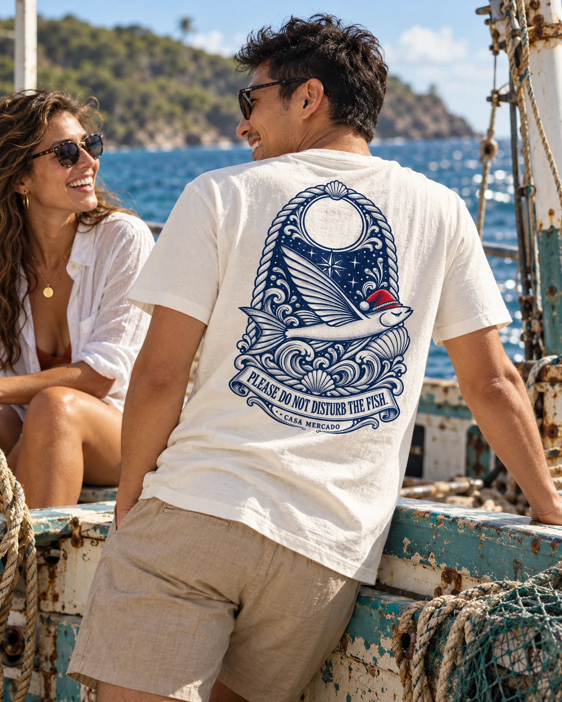 Do Not Disturb the Fish styled with the Casa Mercado wardrobe
