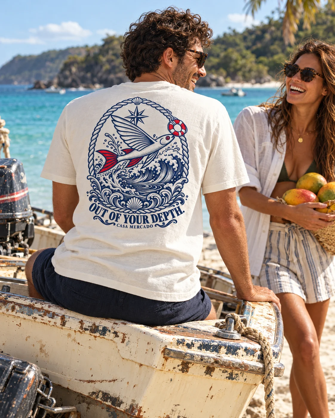 Out of Your Depth! styled with the Casa Mercado wardrobe